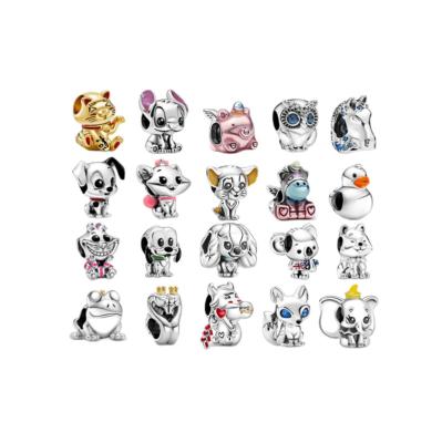 China Pandoraer Cute Original Logo 925 Silver String Animal Series Charms DIY Bracelet Fit Necklace for sale