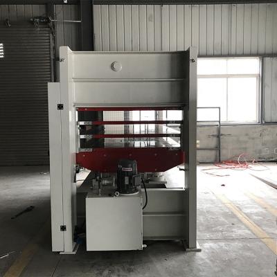 China furniture & automatic door veneer laminating hot press machine for sale