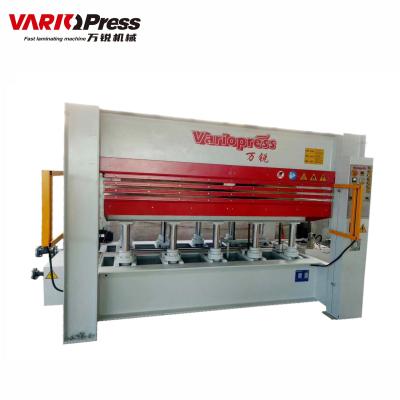 China furniture & door optical grating safety protection equipped 160ton wood veneer hot press machine for sale