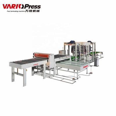 China Factory Wooden Door Hot Press Production Line for sale