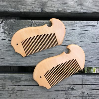 China 100% biodegradable; Portable Customized Logo Cheap Wooden Hotel Biodegradable Eco Bamboo Hair Comb for sale