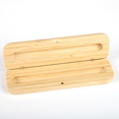 China Reusable; Wholesale Custom Bamboo Wooden Box Eco Friendly Luxury Gift Packing Wooden Pen With Box for sale