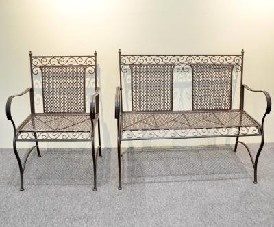 China Outdoor Cast Iron Patio Bench Park Bench for sale