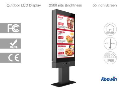 China Wide Viewing Angle Digital Drive Thru Menu Board With High Contrast for sale