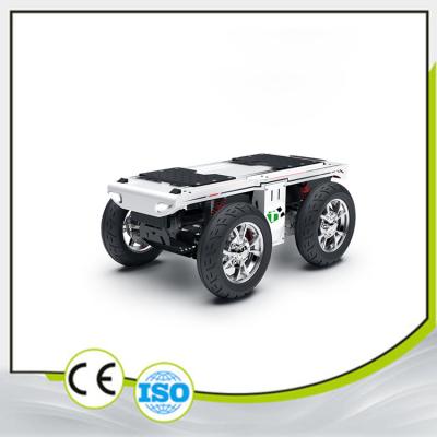 China 48V UGV draadgestuurde vierwielaandrijving Chassisbelasting 500kg IP44 bescherming Te koop