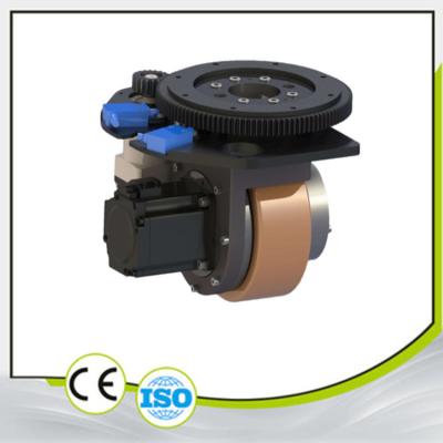 China Industrial  AGV Steering Wheel Assembly Drive Integrated 400W Wheel Diameter 150mm for sale