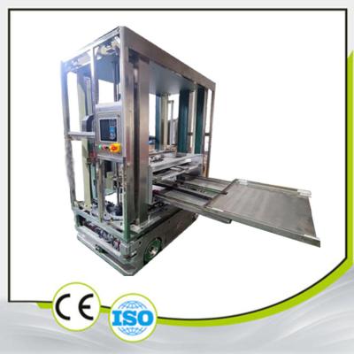 China Transporte de painel LCD Vehículo guiado automático AGV Operação livre de poeira Plataforma lateral dupla Carga 100 kg à venda