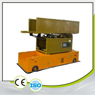 China Plataforma de elevação Mecanismo Roda Omnidireccional AGV Veículo guiado automatizado Carga 1000kg Movimento de alta precisão à venda