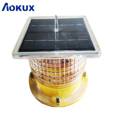 China Good Quality Aokux IALA Emergency Light IP68 Solar Iala Navigation Lantern Solar Marine Light Beacon Marine Lantern for sale