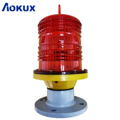 China 20-60 Flashes/Fixed Light Hot Sale ICAO FAA l 810 Obstruction Light Low Intensity Obstruction Aokux Lights for sale