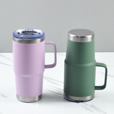 China CLASSIC Insulated Coffee Mug with Handle Stainless Steel Tumbler Keeps Coffee Piping Hot for Hours for sale