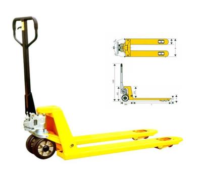 China Hotels Pallet Trick Hand Handling Truck Forklift Stacker Trucks New Hot Sale 3ton 5ton Hydraulic Pump Hand Pallet Trick for sale