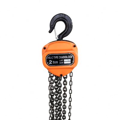 China Hotels Manufacturing Outlets Lifting Equipment 1000Kg Chain Pulley Block for sale