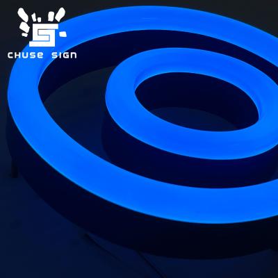 China Custom Neon Sign Buildings CHUSE LED Wall Sign Light LED Signature Logo Illuminated Neon Light for sale