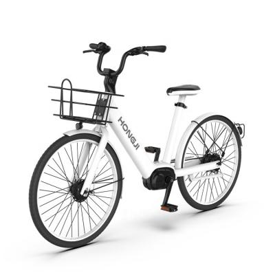 China Hongji aluminum alloy 26 inch sharing electric bicycle with APP electric bicycles share ebike electric bicycle for sale