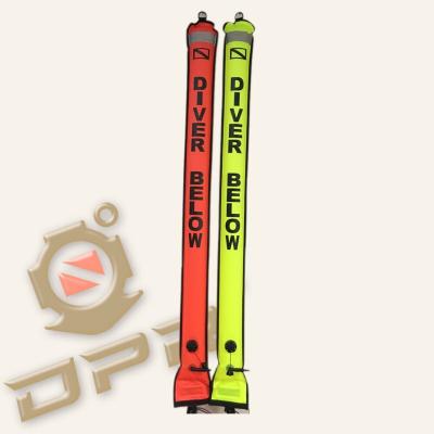 China Smb Scuba Dive Tube Scuba Surface Marker Buoy 180*15cm for sale