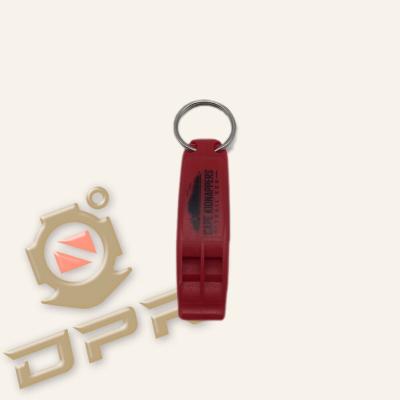 China Outdoor Rescue Sentinel Rescue DPR Plastic Safety Survival Whistle With Clip for sale