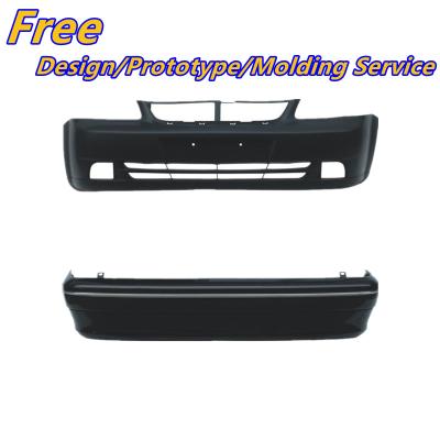 China Plastic Injection Mold Making Car Mold Bumper Bumper ODM OEM Auto Plastic Car Preform Bumper Injection Mold for sale