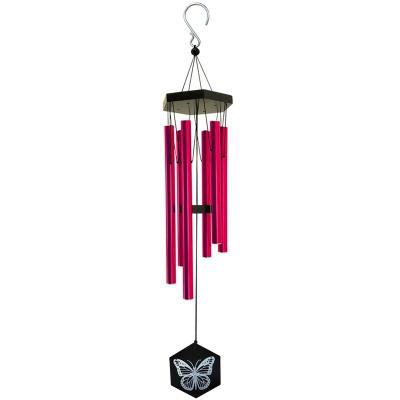 China 33inch Modern Pink Hexagon Wind Chime-042 for sale