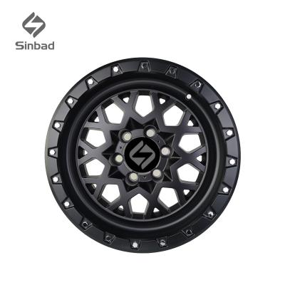 China Aluminium alloy made in china high quality steel off road 4x4 wheel rims 4WD 15inch 16inch 17inch 18inch for sale