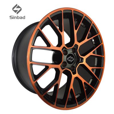 China Aluminium Alloy High quality Customizable car alloy wheel 15 16 17 PCD 5x114.3 aluminum alloy wheel for sale