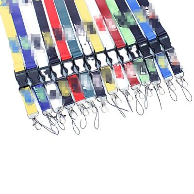 China Fashiontable promotional custom printed polyester neck lanyard with Custom Logo for sale