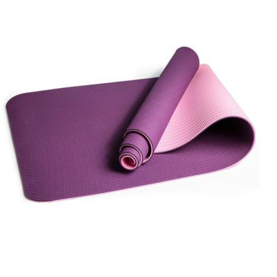 China Eco-Friendly Durable Best Quality High Density Slip Suede Yoga Mat, Digital Printing Anti Slip Recycled Yoga Mat Material Rubber for sale