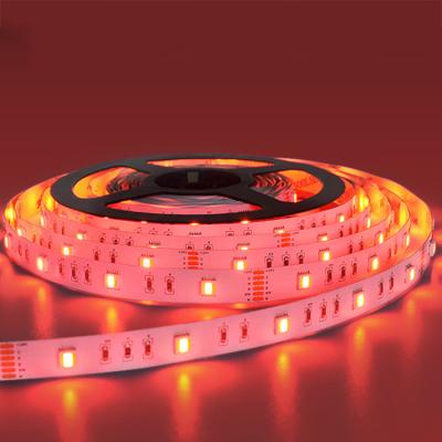 Chine RGB High Lumen IP20 Flexible Led Strip Light 24V 5050 60Pcs 14.4W/m SMD 5050 Led Strip à vendre