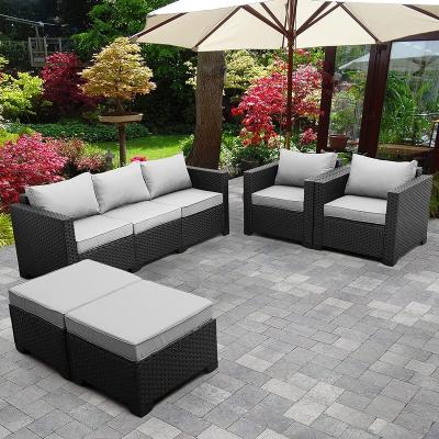 China Modern Popular Cheap Durable High Quality Rattan Garden Outdoor Weather Furniture High Quality Outdoor Furniture for sale