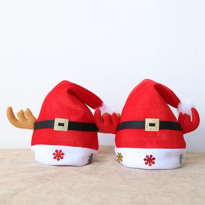 China Eco-Friendly Co-Arts Wholesale Christmas Hats With Led Lights For Kids for sale