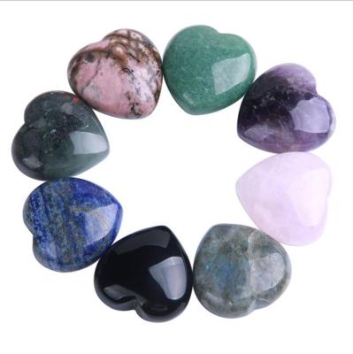 China China Wholesale 4cm Crystal Healing Stones Heart Shaped Fountain Stone for sale