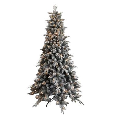 China Eco-Friendly Tree Party Christmas Co-Arts 180cm 6ft PreLit Quality Home Assembled Christmas Tree White Black for sale