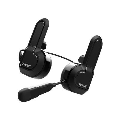 China ABS TWVC X2 500mAh IPX6 ANS noise reduction 2 devices connection bluetooth earphone bluetooth headset motorcycle headphones for sale