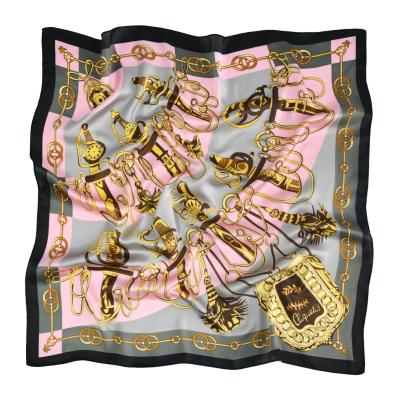 China Optional Silk Scarf Wholesale Direct Hip Hop Fashion Women Scarf Emulation Small Square Scarves For Women for sale