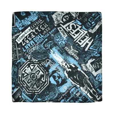 China Multifunctional Custom Design Print Cotton Square Bandana Square Scarf Printed Bandana High Quality for sale