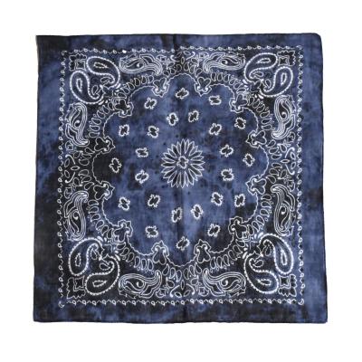 China Custom 100% Custom Bandana Printing Wholesale 55*55cm Cotton Bandana Square Print Daily Life OEM for sale