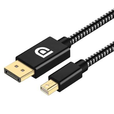 China COMPUTER ULT-unite 1m Gray Braided Black 4K 60Hz Mini DisplayPort to DisplayPort Cable for sale