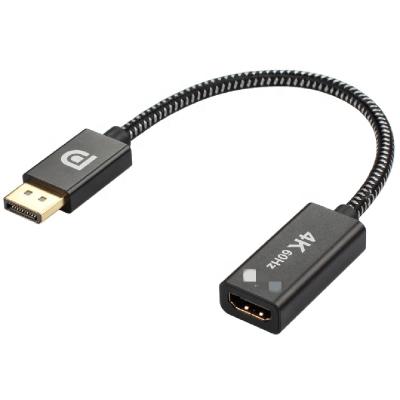 China COMPUTER ULT-Unite 4K 60Hz DisplayPort 1.2 Male to Female H-D-M-I Adapter Converter Cable for sale