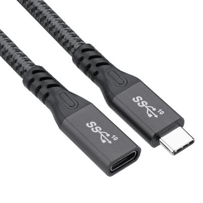 China COMPUTER ULT-Unite 10 Gbps USB C Extension Cable 0.3m USB 3.1 Type C Male To Female Extension Cable for sale