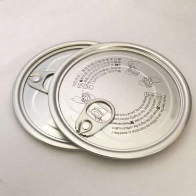 China Non Spill Aluminum Easy Open Lid Easy Open Top End Can Lid for sale