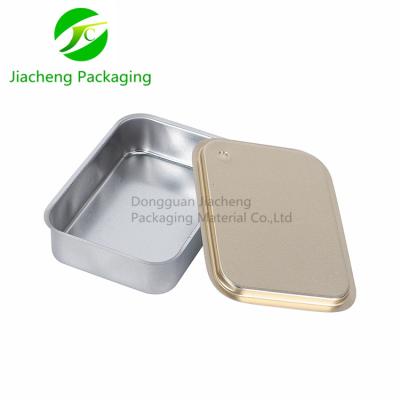 China Open End Rectangular Tin Can Easy Lid for sale