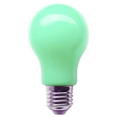 China Residential Green Led Filament Lamp Colorful Light E27/E26 Base A60 Led Bulb Light Decoration Lamp Patio Lights for sale