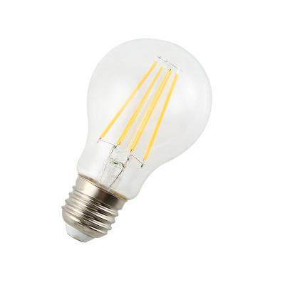 China Residential High Quality Edison Bulb a60 a19 led filament lamp 2w 4w 6w 8w filament light energy saving long life indoor outdoor lighting for sale