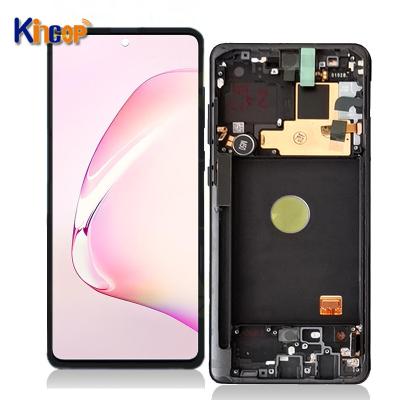 China Super Amoled Mobile Phone LCD For With Samsung Galaxy Note 10 lite LCD N770F / Without View Display Touch Screen Digitizer For Note 10 lite for sale