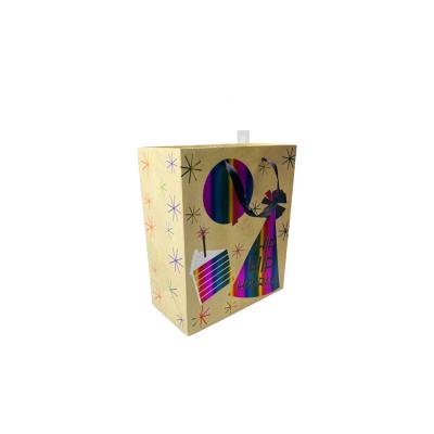 China CF-210527001 Recycled Materials Store Birthday Gift Medium Matte Paper Bag for sale