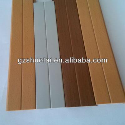 China Cabinet Accessory Wood Grain PVC Roller Shade , PVC Roller Shutter For Cabinet for sale