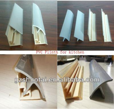 China PVC kitchen plinth, PVC skirting for sideboard, LD27 aluminum skirting & 37 for sale