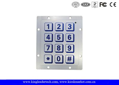 China 12 keys Piezoelectric Keypad for Indoor and Outdoor Access Control System for sale