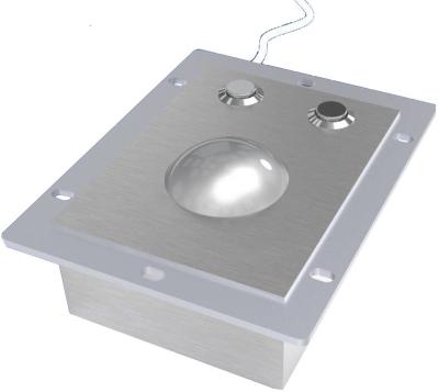 China Prenda impermeable industrial rugosa de acero inoxidable del ratón del Trackball en venta