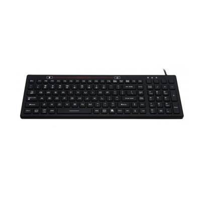 China 3-color Interchangeable Backlight Medical Keyboard with 2-step Adjustable Backlight Brightness for sale